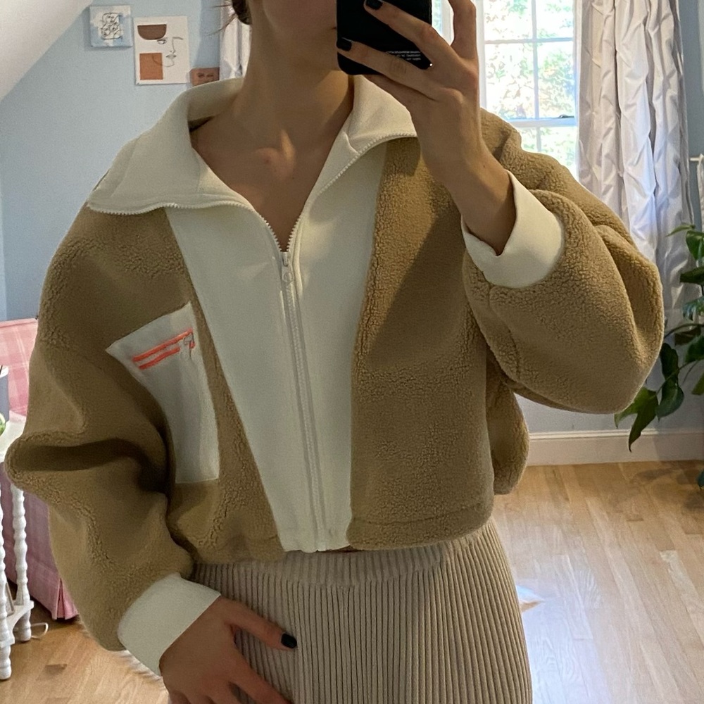 Zara cropped fleece